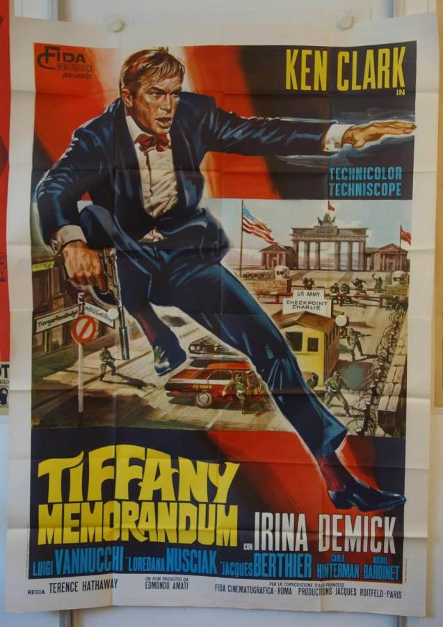 Tiffany Memorandum original release italian movie poster